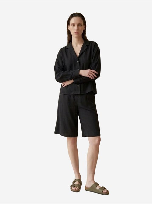 Ensemble chemise et short en popeline de coton my fashion - Kiabi
