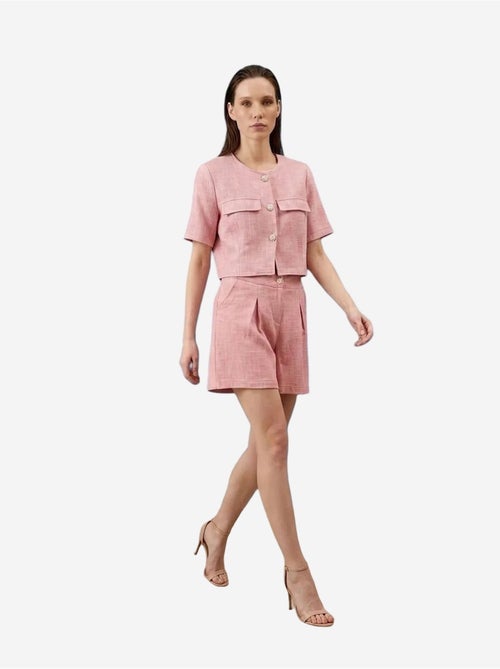 Ensemble chemise et short en popeline de coton my fashion - Kiabi