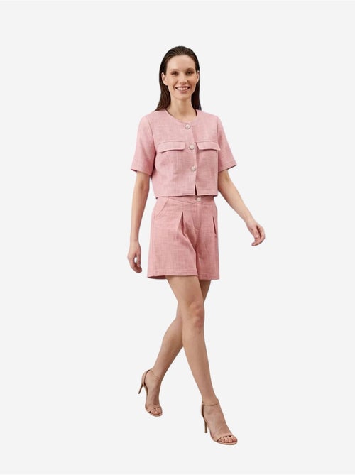 Ensemble chemise et short en popeline de coton my fashion - Kiabi