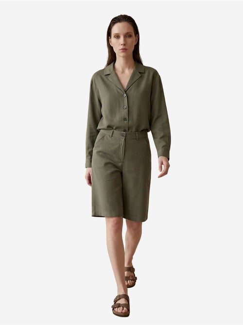 Ensemble chemise et short en popeline de coton my fashion - Kiabi
