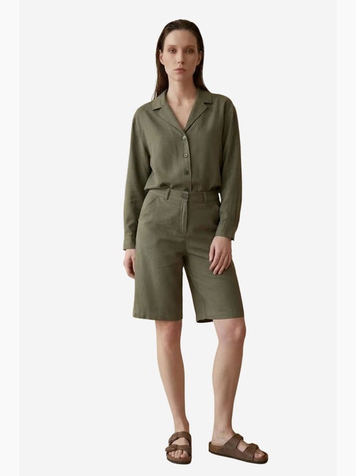 Ensemble chemise et short en popeline de coton my fashion - Kiabi