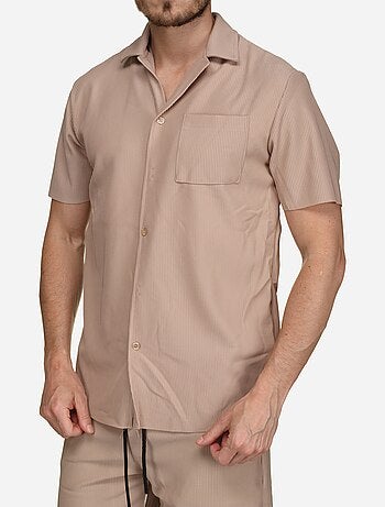 Ensemble chemise et short texturé - Frilivin