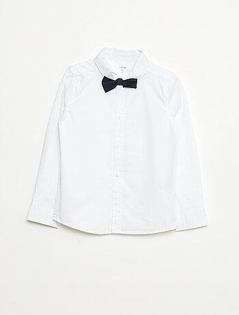 Ensemble chemise + nœud papillon à scratch - 2 pièces