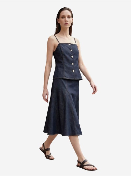 Ensemble coord deux pièces en coton-lycra pour femme my fashion - Kiabi