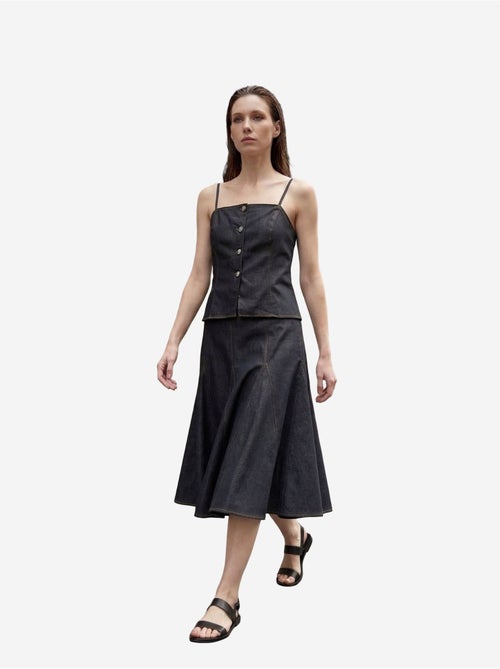 Ensemble coord deux pièces en coton-lycra pour femme my fashion - Kiabi