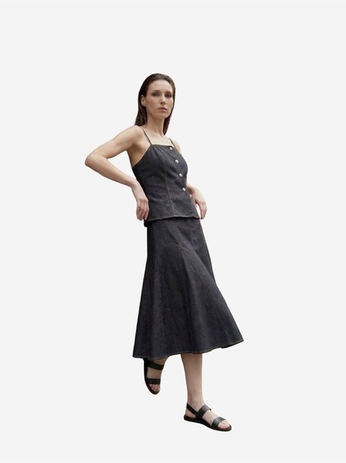 Ensemble coord deux pièces en coton-lycra pour femme my fashion - Kiabi