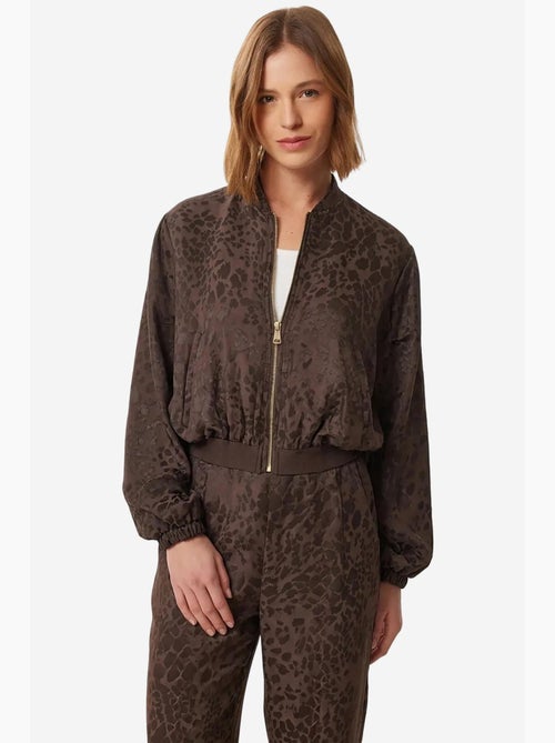 Ensemble coordonné bomber taille haute imprimé léopard istanbul - Kiabi