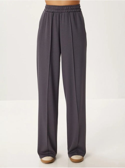 Ensemble coordonné côtelé color block avec pantalon à jambes larges istanbul - Kiabi