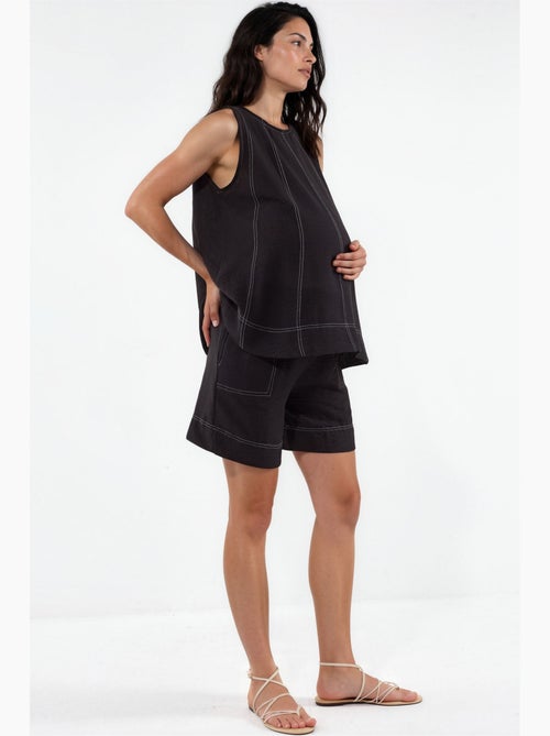 Ensemble coordonné décontracté avec détails de couture hiccup - Kiabi
