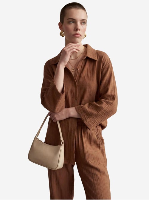 Ensemble coordonné deux pièces en coton tissé avec fermeture à boutons my fashion - Kiabi
