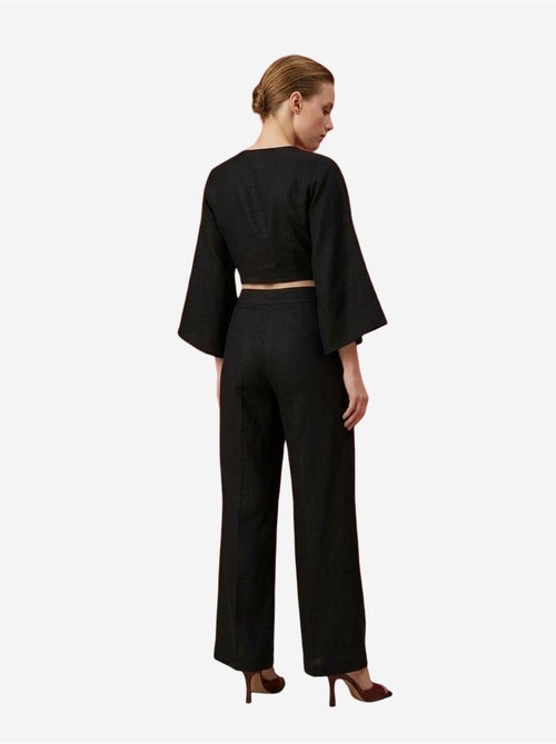 Ensemble coordonné en coton avec détail noué my fashion - Kiabi