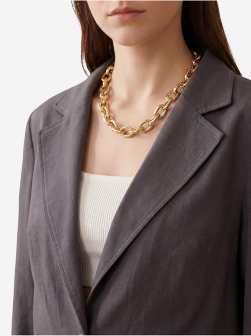 Ensemble coordonné jambes larges avec veste boutonnée my fashion - Kiabi