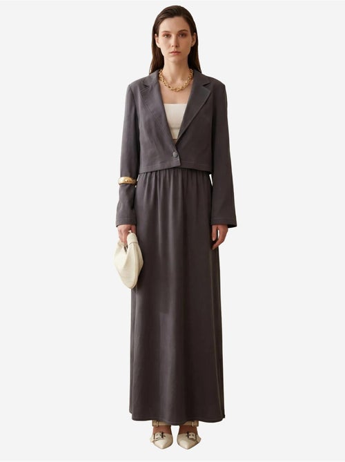 Ensemble coordonné jambes larges avec veste boutonnée my fashion - Kiabi