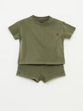 Ensemble court short + t-shirt - 2 pièces VERT - Kiabi