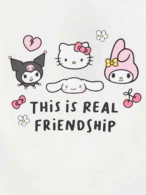 Ensemble court t-shirt + short 'Hello Kitty' - 2 pièces - Kiabi