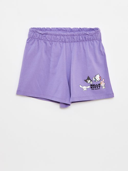 Ensemble court t-shirt + short 'Hello Kitty' - 2 pièces - Kiabi