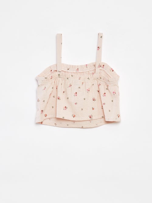 Ensemble court top + short - 2 pièces - Kiabi