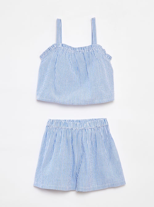 Ensemble court top + short - 2 pièces - Kiabi