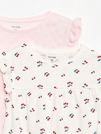 Ensemble de 2 chemises de nuit à manches courtes