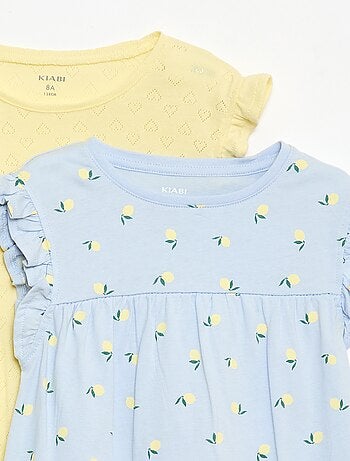 Ensemble de 2 chemises de nuit à manches courtes