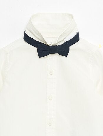 Ensemble de cérémonie 4 pièces en coton et lin