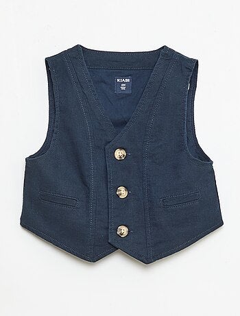 Ensemble de cérémonie 4 pièces en coton et lin