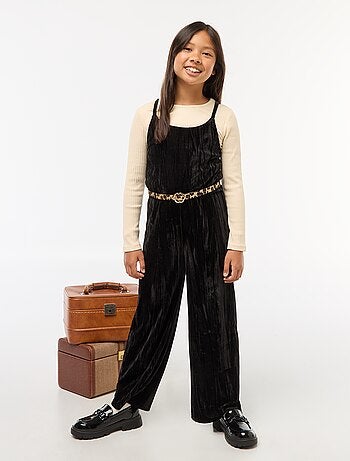 Ensemble de fêtes T-shirt + combinaison à bretelles