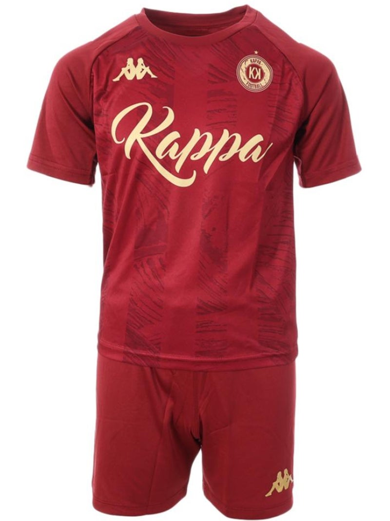 Ensemble de Football Garçon Kappa Rouge - Kiabi