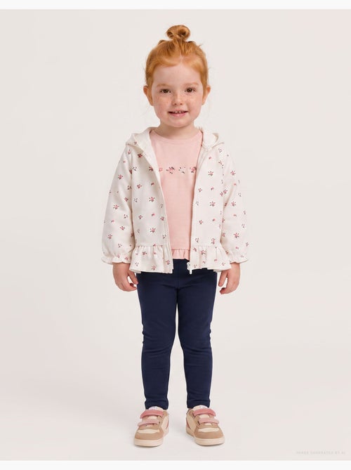 Ensemble de jogging 3 pièces en coton avec imprimé floral - Kiabi Ensemble de jogging 3 pièces en coton avec imprimé floral - Kiabi