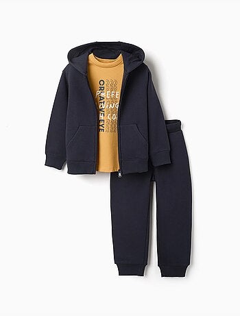 Ensemble de jogging 3 pièces en coton
