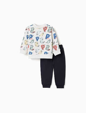 Ensemble de jogging avec lettres imprimées