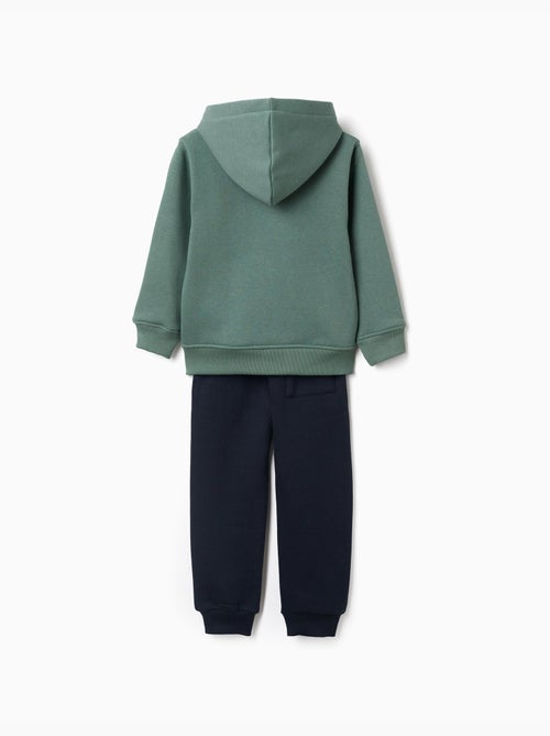 Ensemble de jogging en coton peigné avec imprimé art - Kiabi