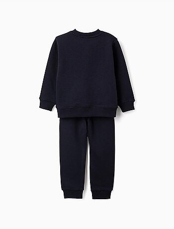 Ensemble de jogging en coton peigné avec imprimé