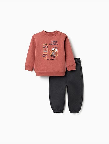 Ensemble de jogging en coton peigné avec imprimé dreamers