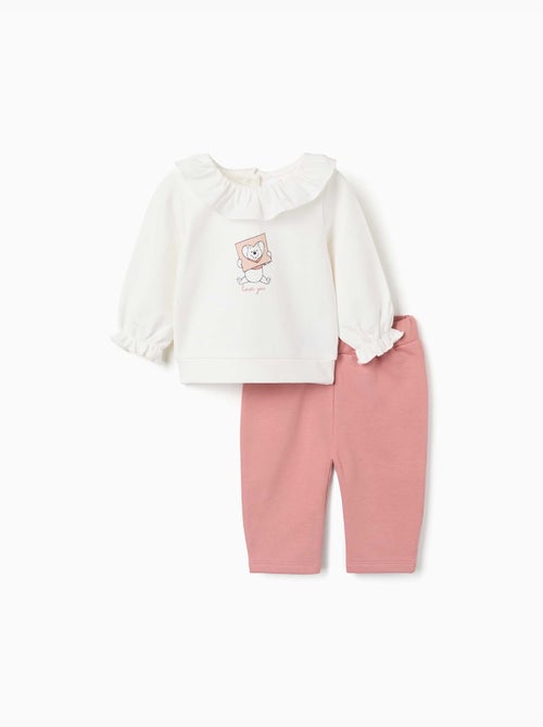 Ensemble de jogging en coton peigné avec imprimé winnie l'ourson - Kiabi Ensemble de jogging en coton peigné avec imprimé winnie l'ourson - Kiabi