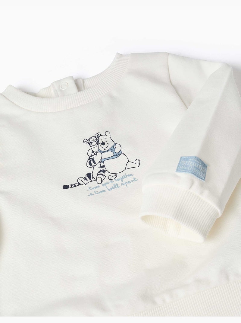 Ensemble de jogging en coton peigné avec imprimé winnie l'ourson Bleu clair - Kiabi