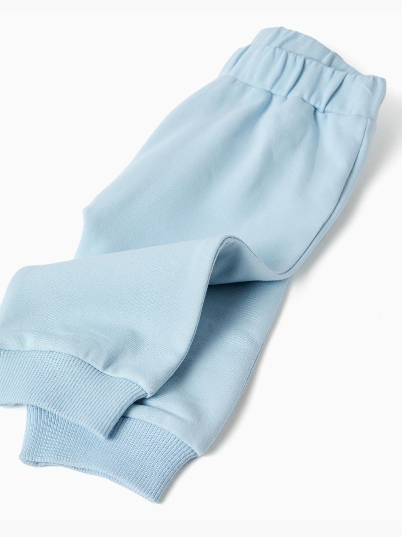 Ensemble de jogging en coton peigné avec motif Mickey Bleu clair - Kiabi