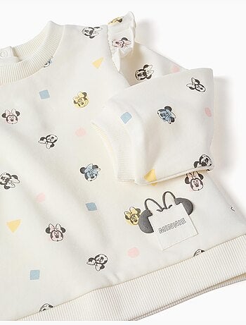 Ensemble de jogging en coton peigné avec motif minnie