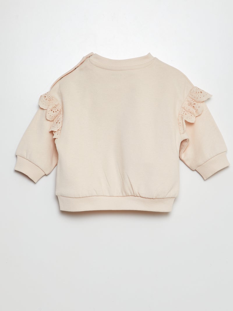 Ensemble de jogging en molleton - sweat + pantalon - 2 pièces Rose - Kiabi