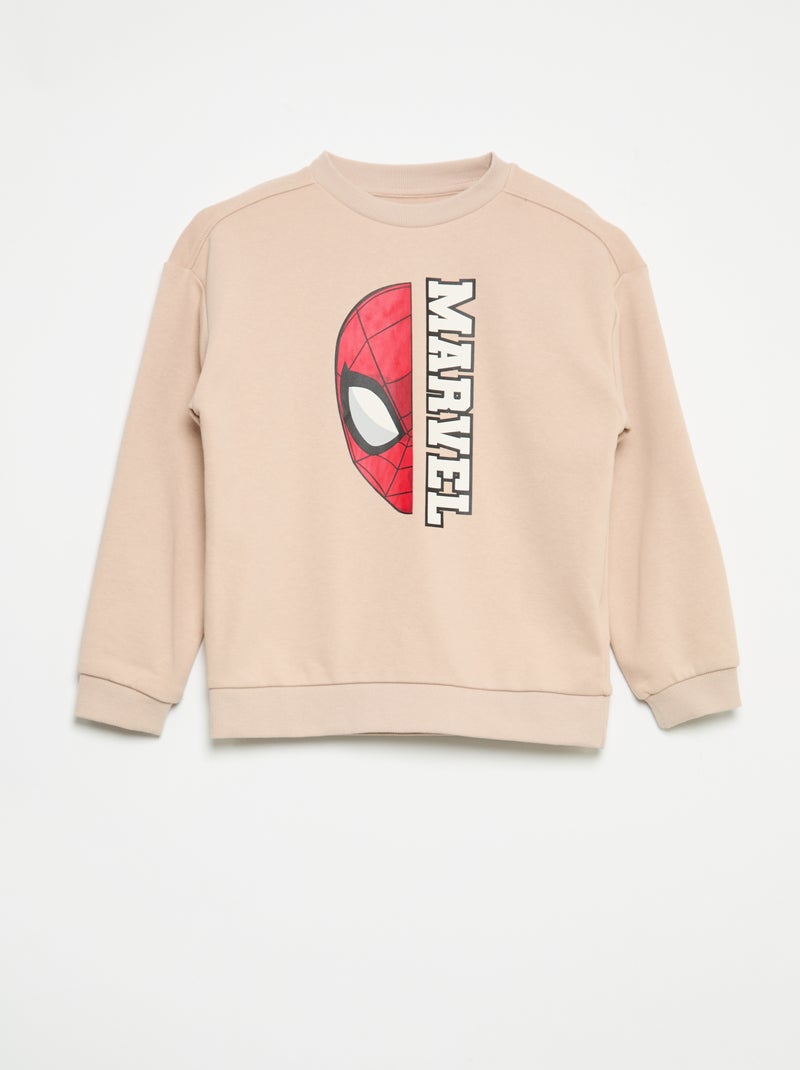 Ensemble de jogging 'Marvel' - 2 pièces + sweat + pantalon Beige - Kiabi