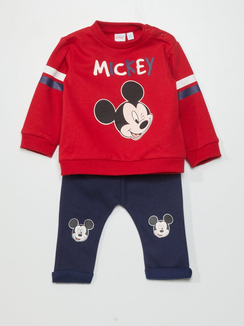Ensemble de jogging 'Mickey' 'Disney' - 2 pièces Rouge - Kiabi