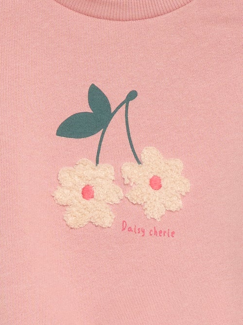 Ensemble de jogging sweat volanté + pantalon - 2 pièces - Kiabi