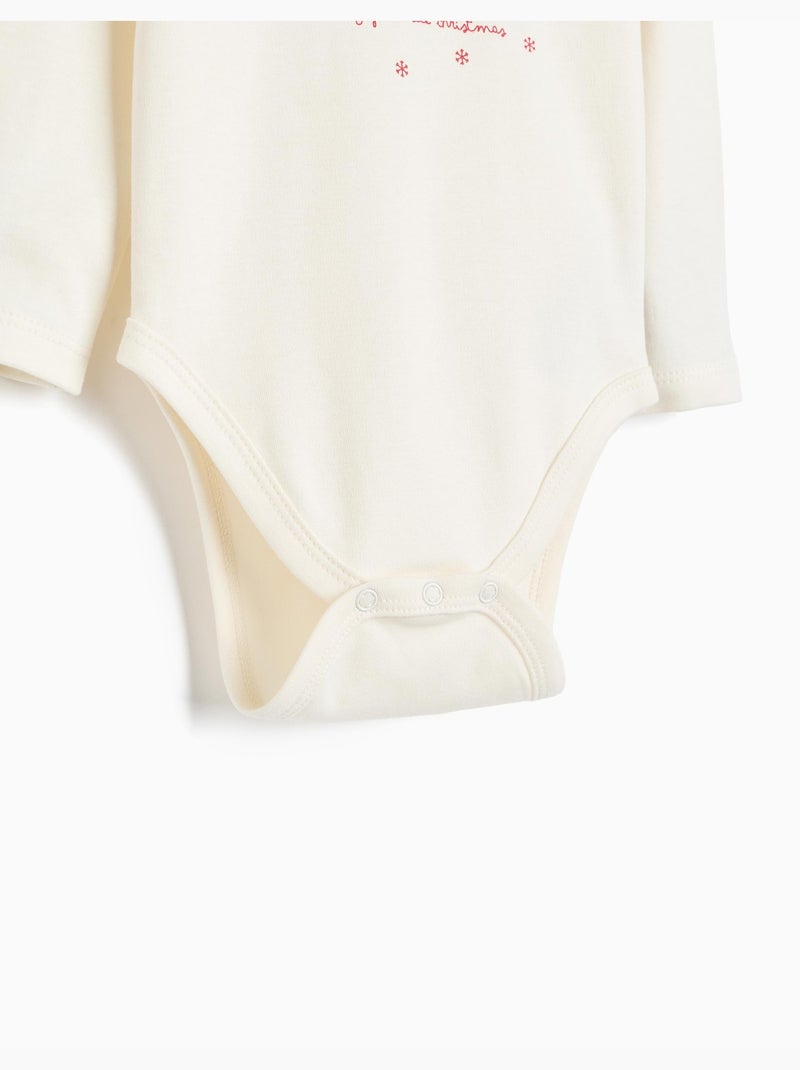 Ensemble de noël 3 pièces, mo fashion Beige - Kiabi