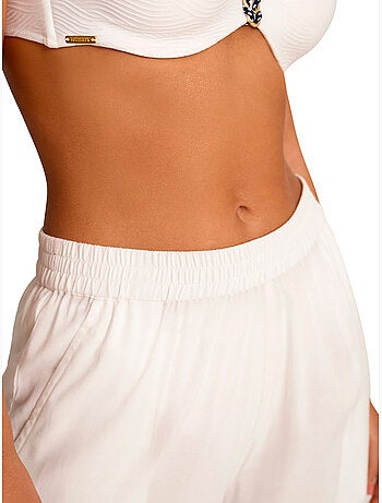 Ensemble de plage pantalon gilet long ouvert nautilus