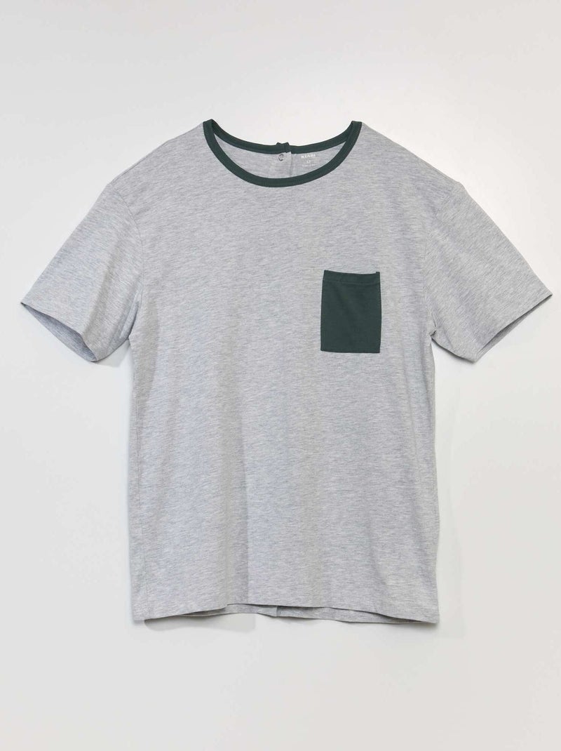 Ensemble de pyjama - 2 pièces - So Easy Vert/gris - Kiabi