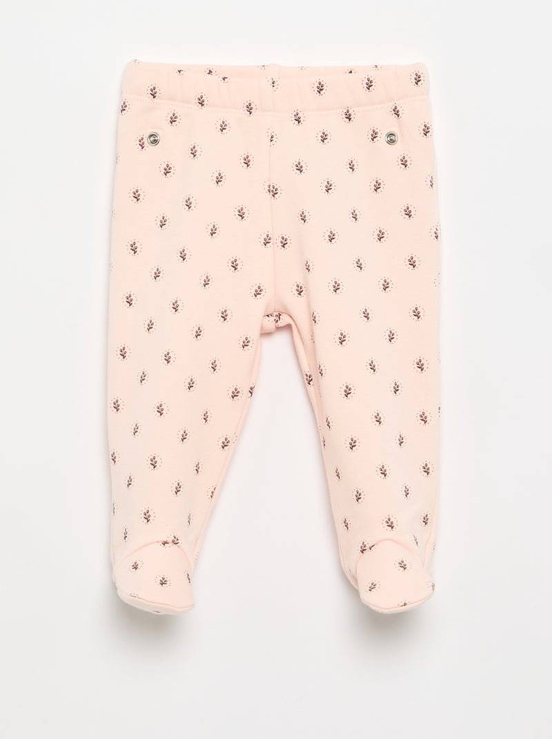 Ensemble de pyjama 2 pièces avec pieds - 2 pièces Rose - Kiabi