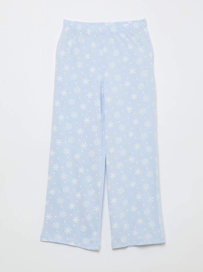 Ensemble de pyjama 2 pièces 'Reine des Neiges' - 2 pièces Bleu - Kiabi