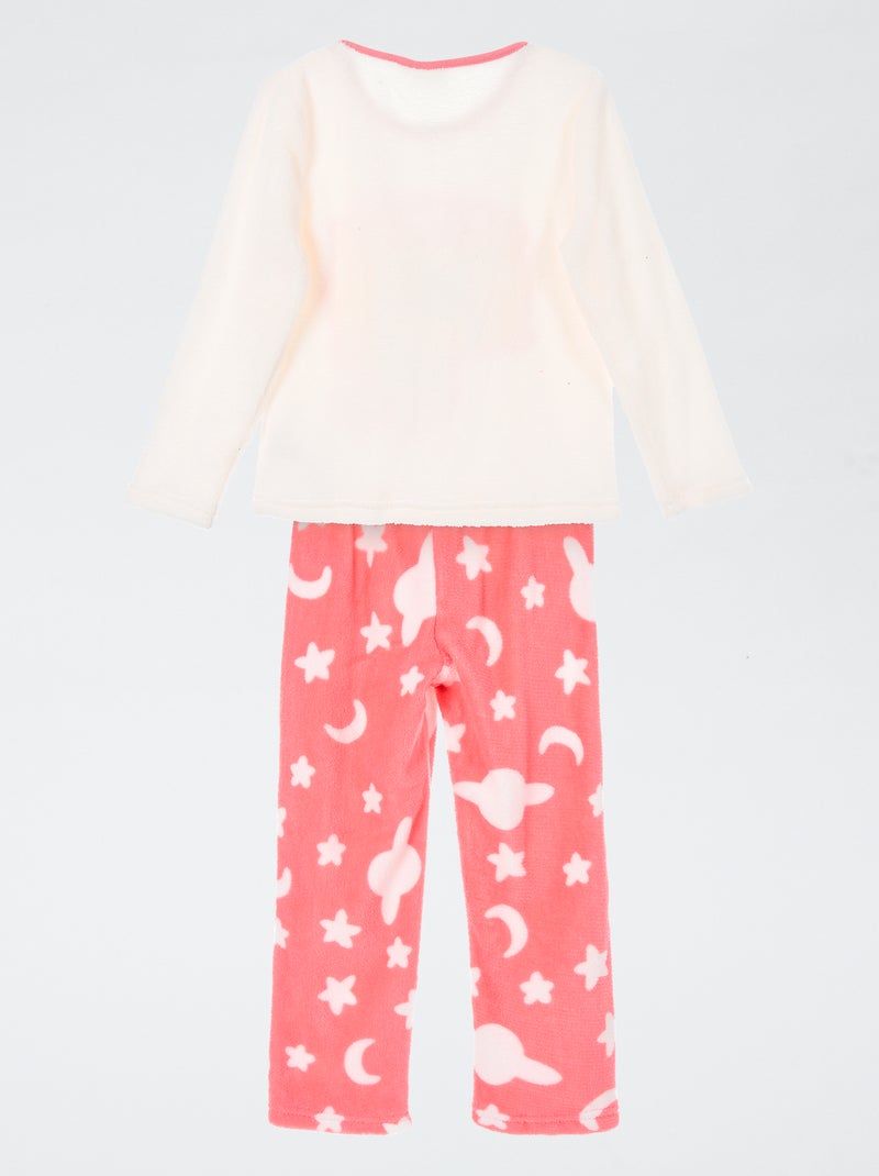 Ensemble de pyjama 'Bluey' en polaire - 2 pièces Blanc - Kiabi