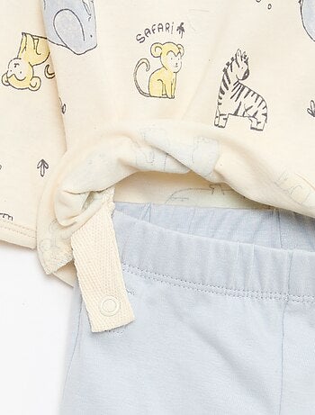 Ensemble de pyjama chill en jersey coton