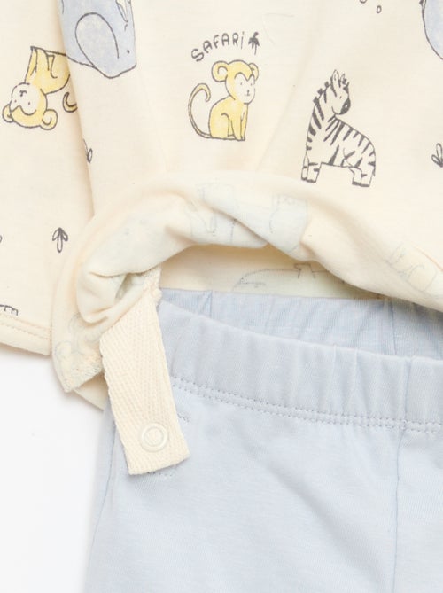 Ensemble de pyjama chill en jersey coton - Kiabi